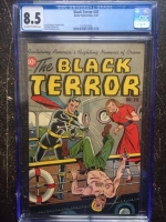 Black Terror #26 CGC 8.5 ow/w