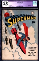 Superman #18 CGC 3.5 ow/w