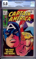 Captain America #114 CGC 5.0 ow/w