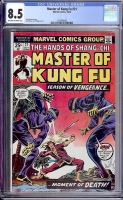 Master of Kung Fu #21 CGC 8.5 ow/w