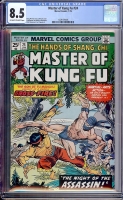 Master of Kung Fu #24 CGC 8.5 ow/w