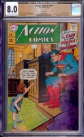 Action Comics #359 CGC 8.0 cr/ow Savannah