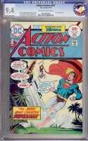 Action Comics #447 CGC 9.4 ow/w Charleston Collection