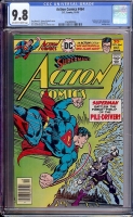 Action Comics #464 CGC 9.8 ow/w