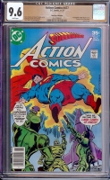Action Comics #477 CGC 9.6 w Don Rosa Collection