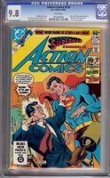 Action Comics #524 CGC 9.8 w