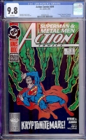 Action Comics #599 CGC 9.8 w