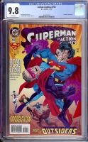 Action Comics #704 CGC 9.8 w
