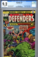 Defenders #19 CGC 9.2 w