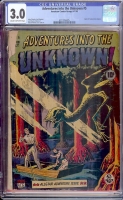 Adventures into the Unknown #5 CGC 3.0 cr/ow