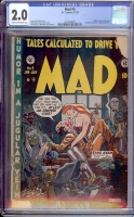Mad #5 CGC 2.0 w