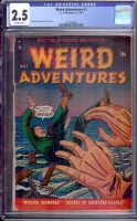 Weird Adventures #1 CGC 2.5 ow