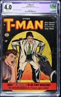 T-Man #1 CGC 4.0 w