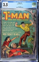 T-Man #8 CGC 3.5 ow/w