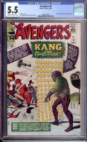 Avengers #8 CGC 5.5 cr/ow