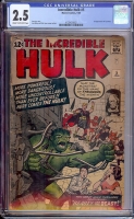 Incredible Hulk #5 CGC 2.5 w