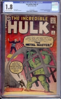 Incredible Hulk #6 CGC 1.8 cr/ow