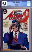 Action Comics #571 CGC 9.8 w Canadian Price Variant