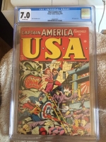 USA Comics #12 CGC 7.0 ow