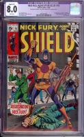 Nick Fury, Agent of SHIELD #15 CGC 8.0 w