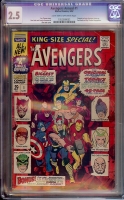 Avengers Annual #1 CGC 2.5 lt/ow