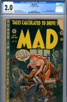 Mad #5 CGC 2.0 w