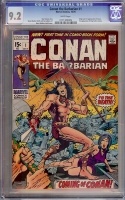 Conan The Barbarian #1 CGC 9.2 w