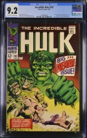 Incredible Hulk #102 CGC 9.2 ow/w