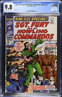 Sgt. Fury and His Howling Commandos Annual #5 CGC 9.8 ow/w
