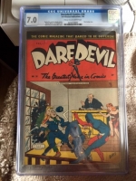 Daredevil Comics #28 CGC 7.0 cr/ow