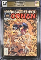 Savage Sword of Conan #111 CGC 7.5 ow/w Mass. Copy