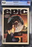 Epic Illustrated #18 CGC 9.4 ow/w