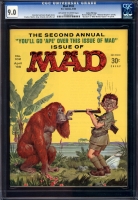 Mad #102 CGC 9.0 ow/w Gaines File Copy