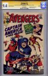 Avengers Golden Record Reprint #4 CGC 9.4 w CGC Signature SERIES