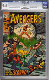 Avengers #72 CGC 9.6 w
