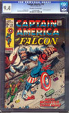 Captain America #135 CGC 9.4w