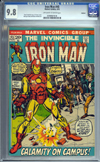 Iron Man #45 CGC 9.8 ow/w Oakland