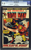 Iron Man #51 CGC 9.8 ow