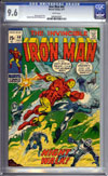 Iron Man #40 CGC 9.6 w