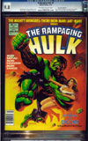 Rampaging Hulk #8 CGC 9.8 ow/w Don Rosa Collection