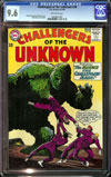 Challengers of the Unknown #38 CGC 9.6 ow Newsstand Collection
