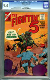 Fightin' Five #34 CGC 9.4 w Three Rivers Collection